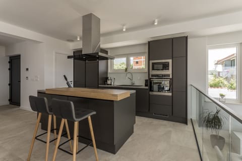 Fully equipped kitchen with all necessary essentials