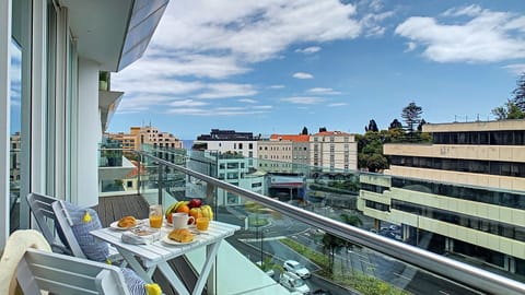 Balcony escape retreat with city view and partial oceanview #well located #shopping #restaurants #busstop #pharmacy