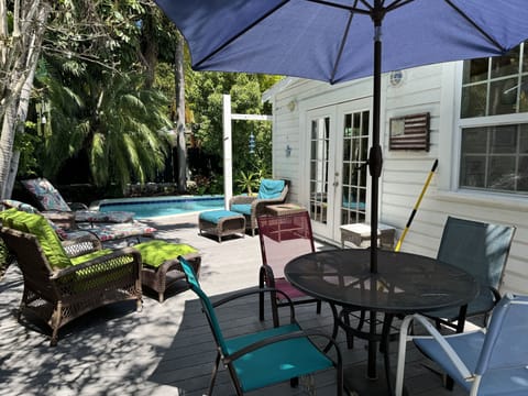 Large outdoor sitting area