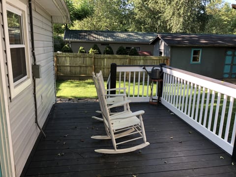 Relax on the back deck