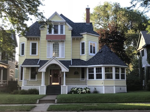 The front of the house