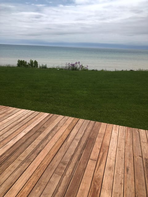 view from deck