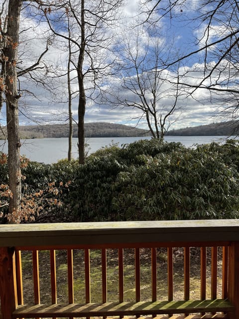 View off the lake off the back deck!