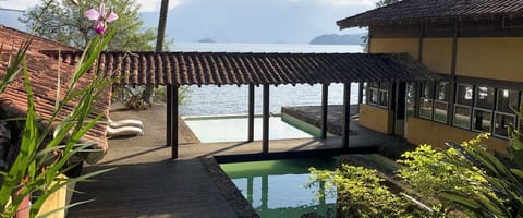 separated bedroom and living room areas 