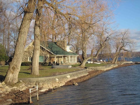 Stone House in autumn, from the south