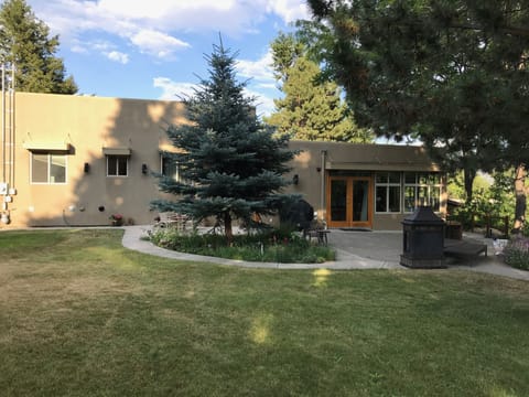 West side of the house
