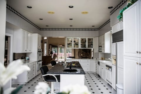 Kitchen with Sunroom Dining area