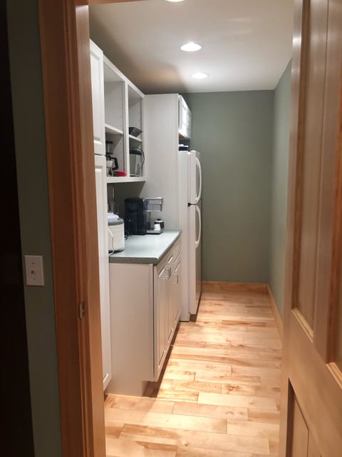 Pantry. Directly off kitchen with extra fridge