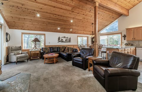 Large family room with plenty of seating
