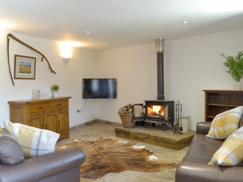 Welcoming living area | Bagtor Hayloft, Ilsington, near Newton Abbot
