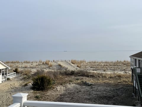 View of dune from deck 
