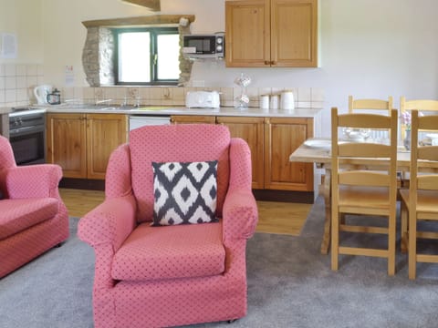 Convenient open-plan living space | Mountain View - Cefncoedbach Farm, Sarnau, near Brecon
