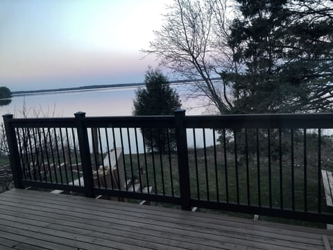 Morning view from the Master Bedroom.