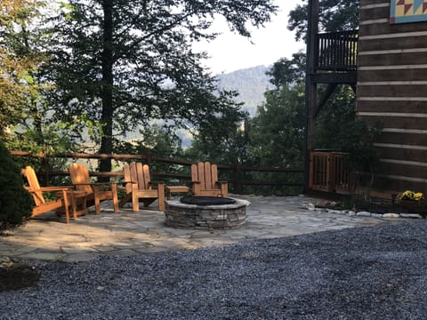 Fire pit is a perfect gather in the evenings.