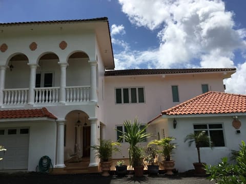 Front of the house and apartment