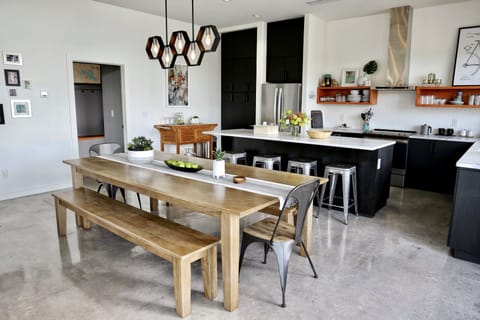 Lakeviews while working in the kitchen.