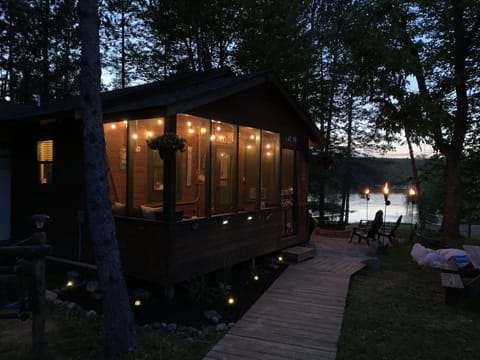 Evening at the cabin