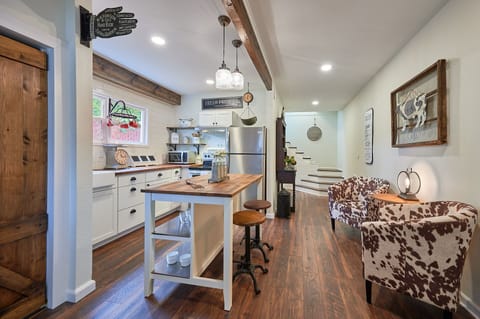 Open Concept Kitchen and Seating Area