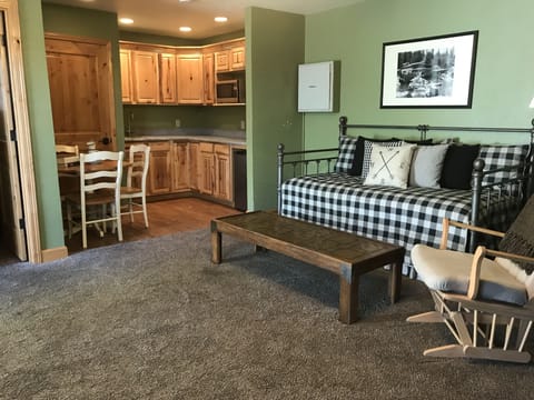 Guesthouse kitchenette and daybed with pull out trundle