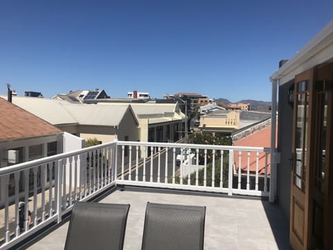 Patio with street view