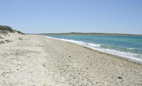 Beach in front of house (private side of Menemsha beach)