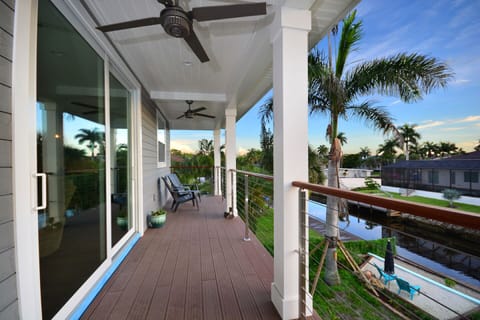 Relaxing views from the balcony