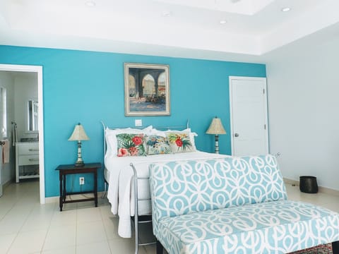 Relax in the master bedroom