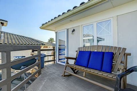 Please note: Chair in picture is no longer there due to storms