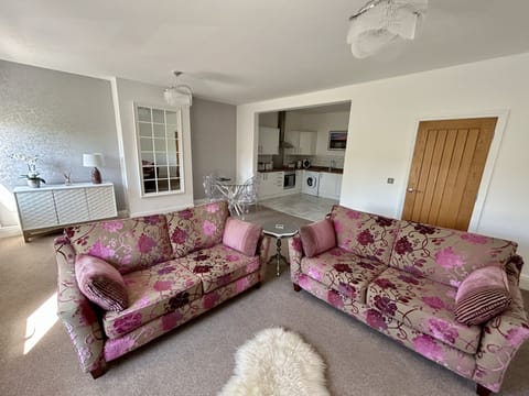 Spacious open plan lounge and dining area