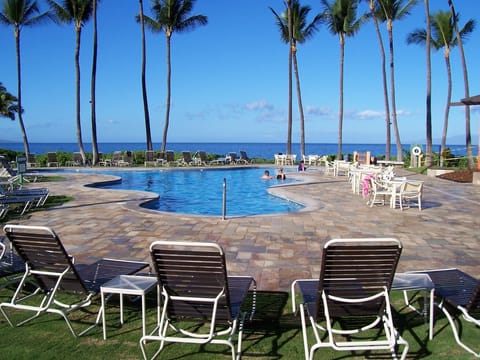 Our beachside pavilion pool.