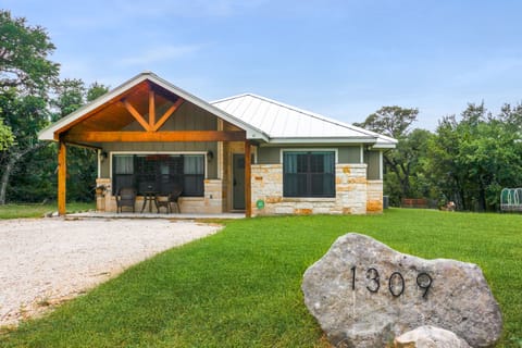 Front of the house and parking