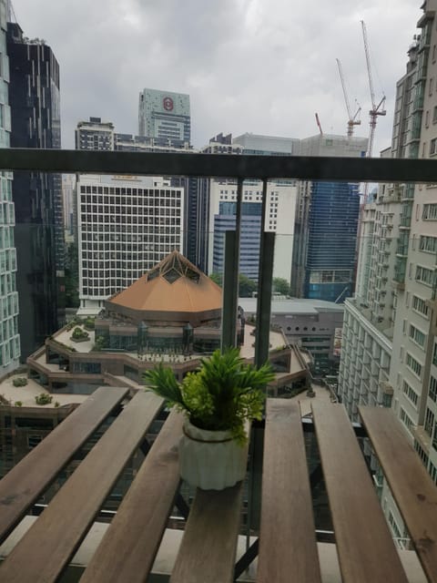 city view from balcony