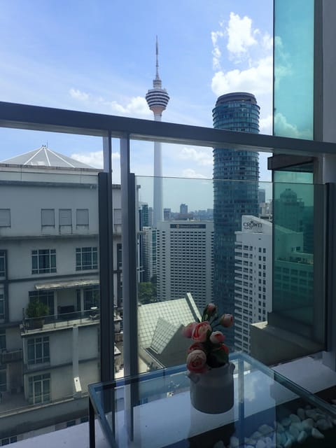 KL tower view from balcony