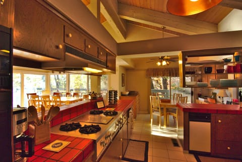 Our kitchen also features a classic 'Chambers' gourmet cooktop