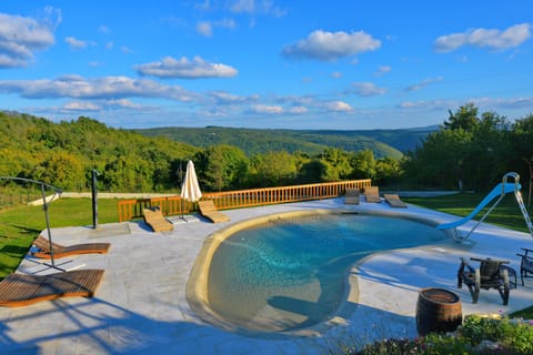 Private outdoor biodesign pool - 45 m2