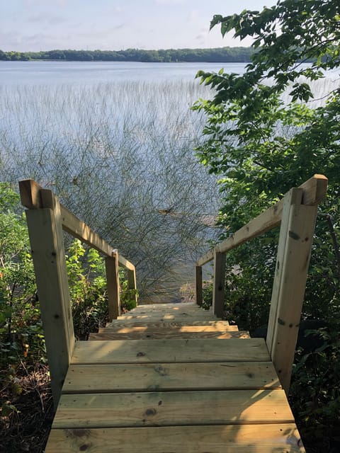 view of North Ten Mile Lake from the dock