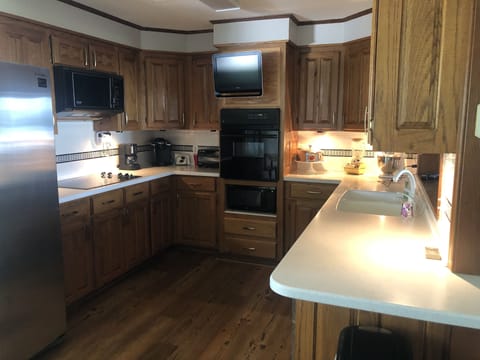 well stocked kitchen