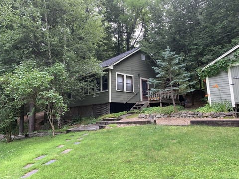cabin view from picnic area