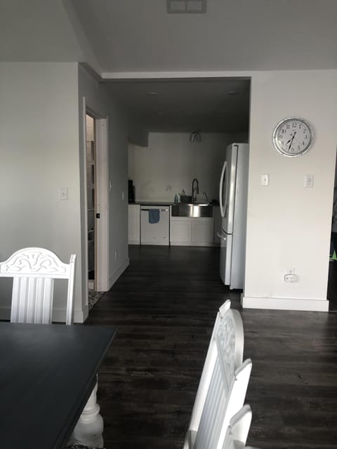 View from great room to kitchen