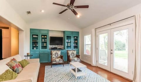 Living room with view