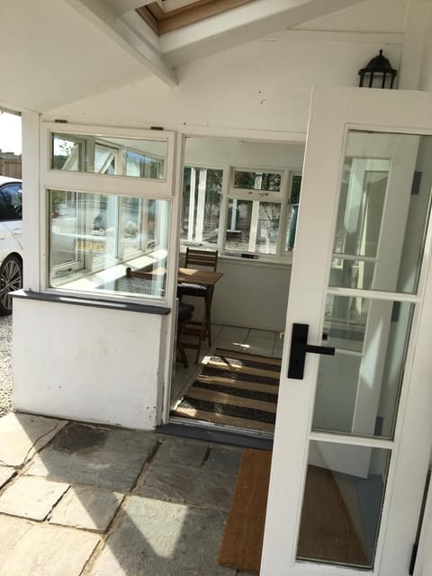 Morning coffe in the conservatory