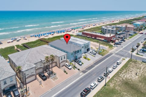 Aerial view of the property