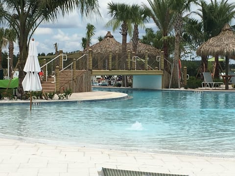 Magnificent multiple pool complex with bridges.  All brand new !!