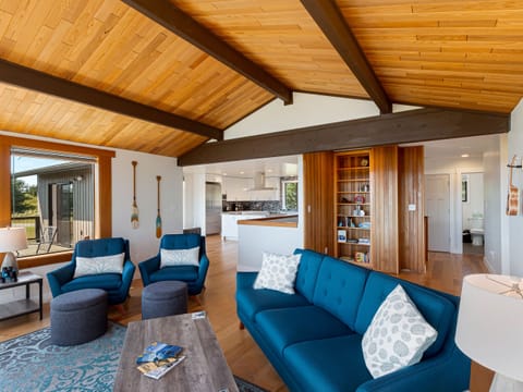 Main living room off of the kitchen