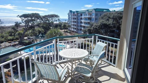 Balcony Overlooking Pool and Beach