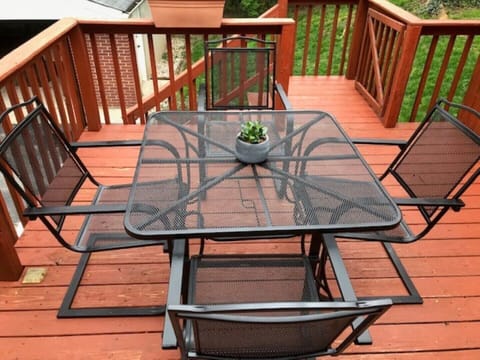 Outdoor casual decking area