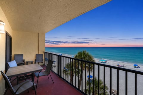 Sunset View from the Balcony of Las Brisas #305