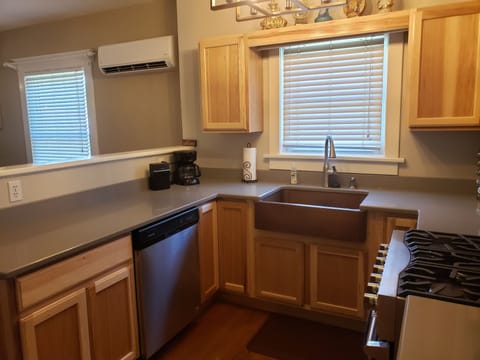 Viking range, dishwasher, coffee maker, crock pot, electric griddle