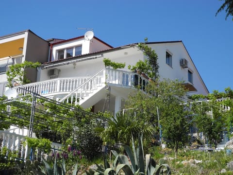 External view of the building. House