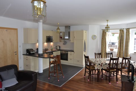Kitchen and dining area